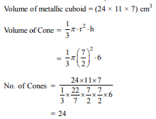 A solid metallic cuboid of dimension